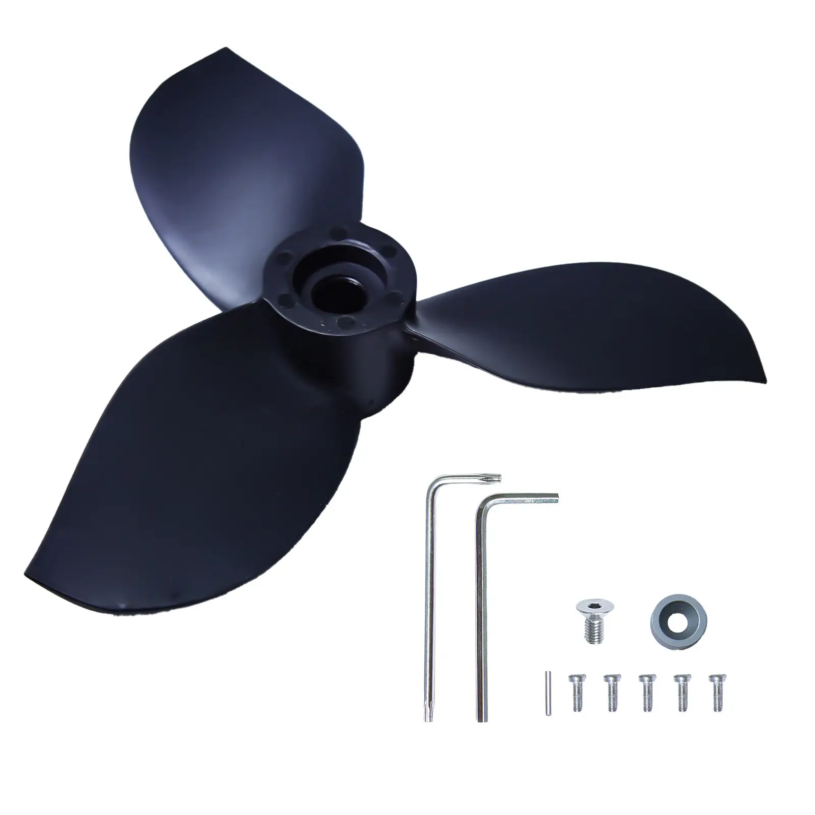 Spare propeller set for EDGE K4 electric fin with installation tools and fixing pins included.